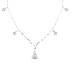 Choker N.S com Zircônias Prata 925 - CKNS - LE BEAU