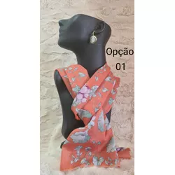 Echarpe Feminina Musseline - 15899 - LEDECA