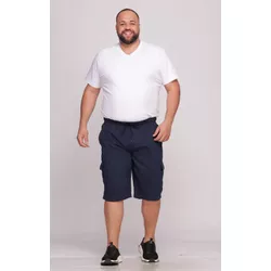 Bermuda Masculina Macaw Cargo com Elástico Tamanho... - LEDECA