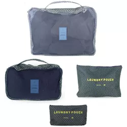 Kit Organizador de Mala 04pç necessaire - 17729 - LEDECA