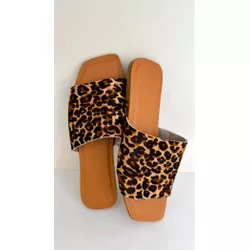 Rasteira Luli Onça - 0284 - LETICIA FERREIRA SHOES 