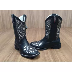 Bota Big Bull Feminina Texana Marrom Cafe L599 6684