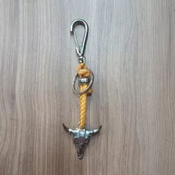 Porta Celular em Couro Entalhado 