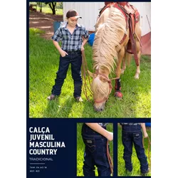 Calça Jeans Juvenil Masculina American Country