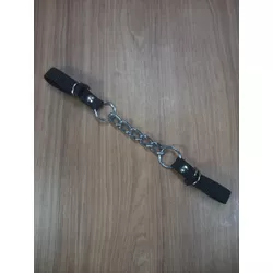 Barbela Sport Equine em Nylon Preta c/ 01 Corrente
