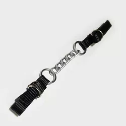 Barbela Sport Equine em Nylon Preta c/ 01 Corrente... - LETÍCIA COUNTRY IMPORT'S