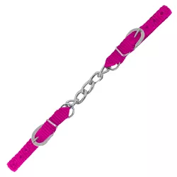 Barbela Boots Horse em Nylon Pink c/ Corrente Simples