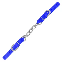 Barbela Boots Horse em Nylon Azul Royal c/ Corrente Simples 5562