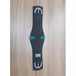 Barrigueira Larga Neoprene Preta Nogueira 