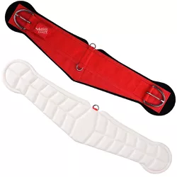 Barrigueira Air Flex Sport Equine Larga Vermelha 4... - LETÍCIA COUNTRY IMPORT'S