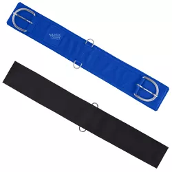 Barrigueira Neoprene Estreita Sport Equine Azul Ro... - LETÍCIA COUNTRY IMPORT'S