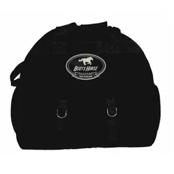 Bolsa de Laço Redonda Mochila Preta Boots Horse BH... - LETÍCIA COUNTRY IMPORT'S