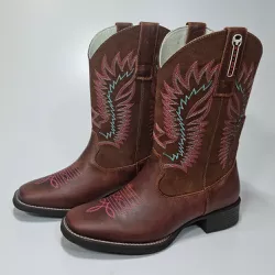 Bota Big Bull Feminina Texana Fossil Cela/ Bufa 590