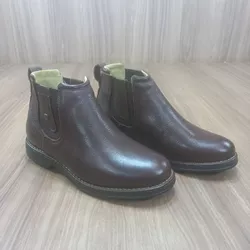 Botina Conforto Gel Zebu Em Couro Floater 59080 52... - LETÍCIA COUNTRY IMPORT'S