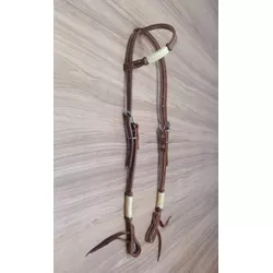  Cabeçada 01 Orelha de Couro Sport Equine 