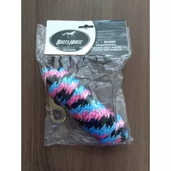 Cabo de Cabresto em Nylon Pink Preto Azul Boots Horse