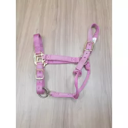 Cabresto para Cavalo Nylon Magenta Importado 6598