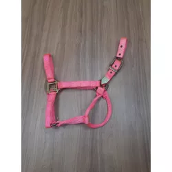 Cabresto para Cavalo Nylon Pink Importado 6595