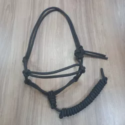 Cabresto para Cavalo em Nylon Preto c/ Cabo Sport ... - LETÍCIA COUNTRY IMPORT'S