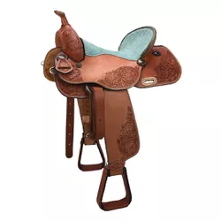 Sela de couro Três Tambores, Team Penning, Ranch S... - LETÍCIA COUNTRY IMPORT'S