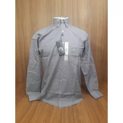 Camisa Tuff Xadrez Azul C/ Branco Manga Longa 6814... - LETÍCIA COUNTRY IMPORT'S