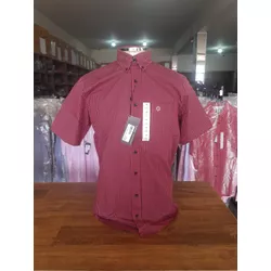 Camisa Tuff Xadrez Rosa C/ Preto Manga Curta 7450 ... - LETÍCIA COUNTRY IMPORT'S