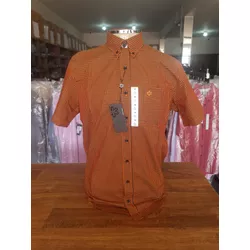 Camisa Tuff Xadrez Laranja C/ Preto Manga Curta 74... - LETÍCIA COUNTRY IMPORT'S