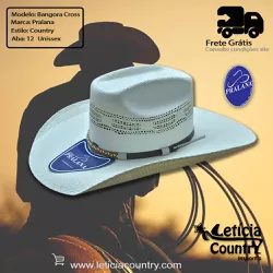 Chapéu Pralana Original Copa Quadrada Bangora Rode... - LETÍCIA COUNTRY IMPORT'S