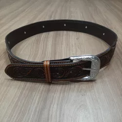 Cinto Master Couro Trabalhado 6874 - 6874 - LETÍCIA COUNTRY IMPORT'S