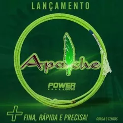 Corda Power Ropes Apache 3 Tentos MS31 Cabeça para Laço em Dupla