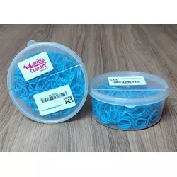  Elástico Importado para Tranças em Crina e Rabo Azul 