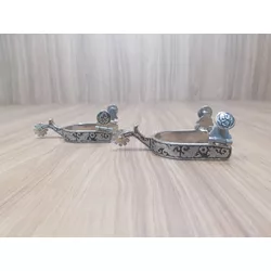 Espora Ss Show Cactus Inox Importada 6525 - 6525 - LETÍCIA COUNTRY IMPORT'S