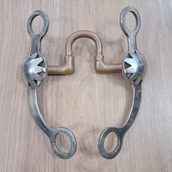 Freio Inox com Bocal de Ferro Sport Equine 8311 - ... - LETÍCIA COUNTRY IMPORT'S