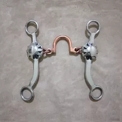 Freio Maluquinho Médio Inox Bocal com Corrente Sport Equine 6281