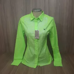 Camisa Feminina Life Western Verde Limão 6944 - 69... - LETÍCIA COUNTRY IMPORT'S