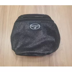 Pochete Para Sela Sport Equine Preta Com Brilho 6478