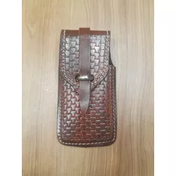 Porta Celular em Couro Entalhado 6546 - 6546 - LETÍCIA COUNTRY IMPORT'S