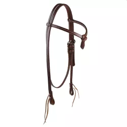  Cabeçada Testeira de Couro com Afogador Top Equine 10448 3828
