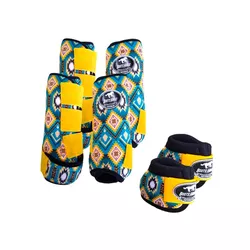 Kit Completo Cloche e Caneleiras Estampado Boots H... - LETÍCIA COUNTRY IMPORT'S