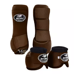 Kit Caneleiras e Cloche Boots Horse Dianteiro Colo... - LETÍCIA COUNTRY IMPORT'S