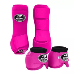 Kit Caneleiras e Cloche Boots Horse Dianteiro Colo... - LETÍCIA COUNTRY IMPORT'S