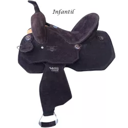 Sela em Neoprene Infantil Tambor Aba Recortada Mas... - LETÍCIA COUNTRY IMPORT'S