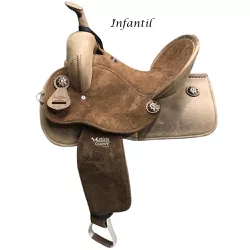 Sela em Neoprene Infantil Tambor Aba Quadrada Mast... - LETÍCIA COUNTRY IMPORT'S