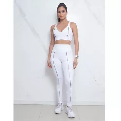 Legging Alanes - Linhas & Cores Coleção Fitness - ... - Linhas & Cores