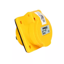 Tomada Embutir 2P+T 16A 4H Amarelo - Soluções Eficientes 