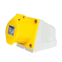 Tomada Sobrepor 2P+T 16A 4H Amarelo 