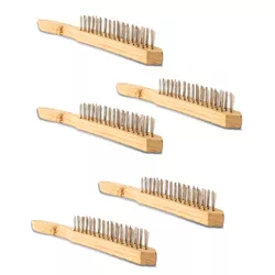 Kit 5 peças Escova Manual 3 Fileiras com Cerdas De... - Loja Caravelas