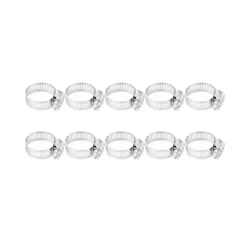 Kit 10 Abraçadeira Metal para Mangueira 1/2