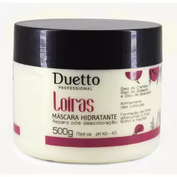 Máscara Hidratante Loiras Duetto Professional 500g - Loja Duetto Super