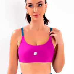 26765 - Top faixa. - Roxo - Duzani